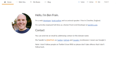 Desktop Screenshot of benfrain.com